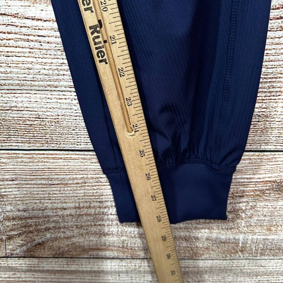 Lorna Jane Uniquely Jogger Womens Size L Navy Blue Mikaela Pants Elastic Waist - Picture 5 of 10